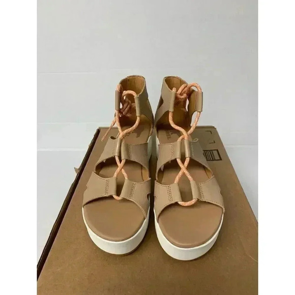 -324 Sorel Brown, Wedges, US 9 Womens - Picture 2 of 6
